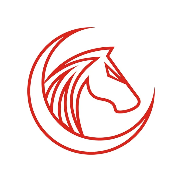 Animais Cavalo logotipo vetor — Vetor de Stock