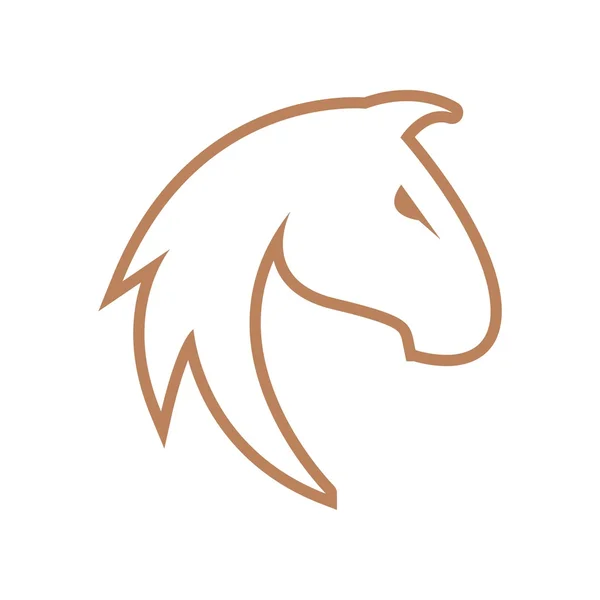 Animais Cavalo logotipo vetor — Vetor de Stock