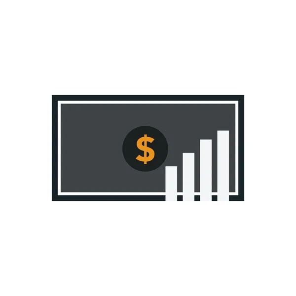 Logo diseño bancario icono de negocio financiero — Vector de stock