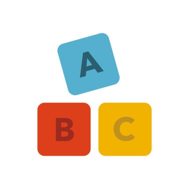 Çocuklar logo simge vektör