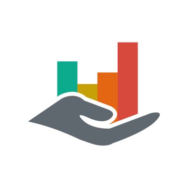 Handcare logo simge tasarlamak vektör