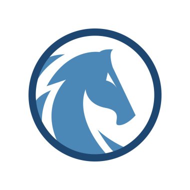 At logo simge hayvanlar vektör