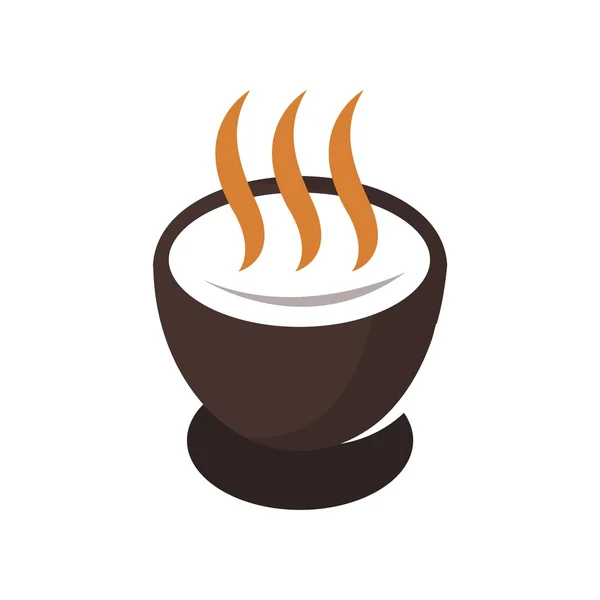 Coffe & té logo vector — Vector de stock