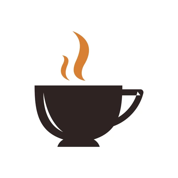 Kaffee & Tee Logo Vektor — Stockvektor