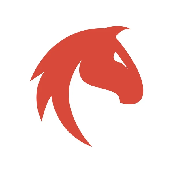 Pferd Logo Symbol Tiere Vektor — Stockvektor