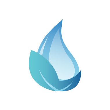 Su logo sembol simge vektör