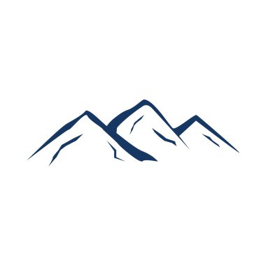 Logo dağ tasarlamak vektör