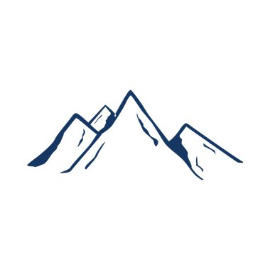 Logo dağ tasarlamak vektör