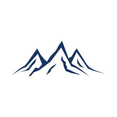 Logo dağ tasarlamak vektör
