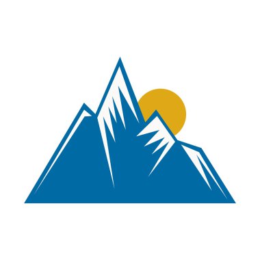 Dağ logo simge vektör