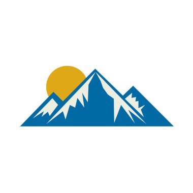 Dağ logo simge vektör
