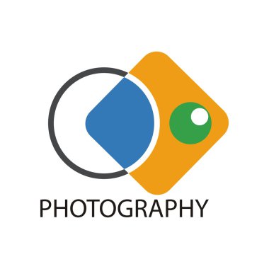 Logo Fotoğraf simge tasarlamak vektör