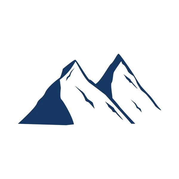 Logo vetor de design de montanha — Vetor de Stock