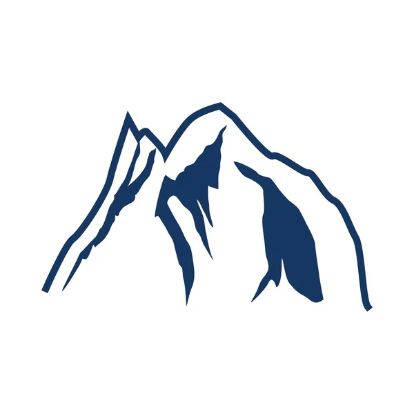 Logo berg ontwerp vector — Stockvector