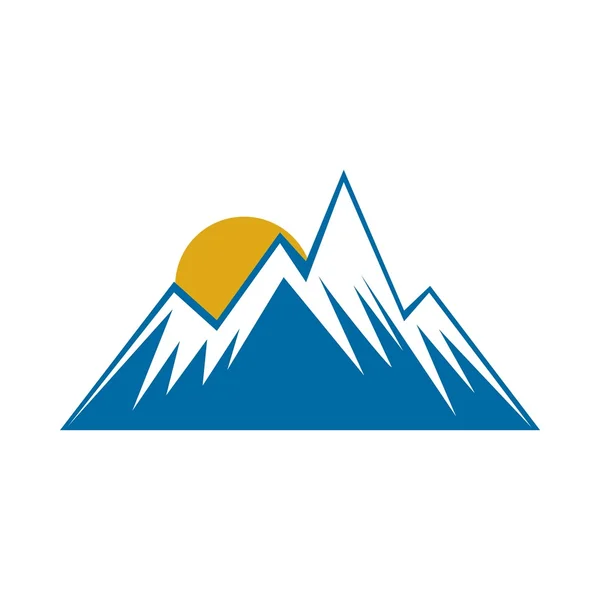 Mountain logo icon vector — Stock Vector