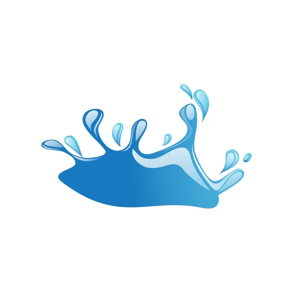 Vetor do ícone do logotipo do respingo da água —  Vetores de Stock
