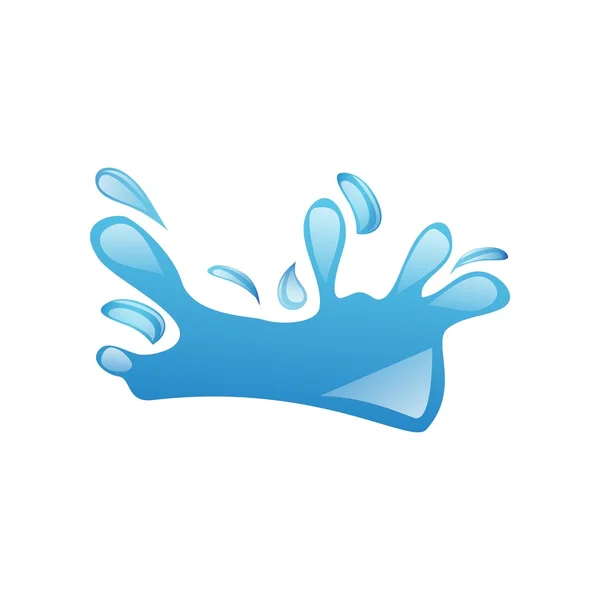 Water splash logo icon vector Stock Vector Image by ©Friendesigns