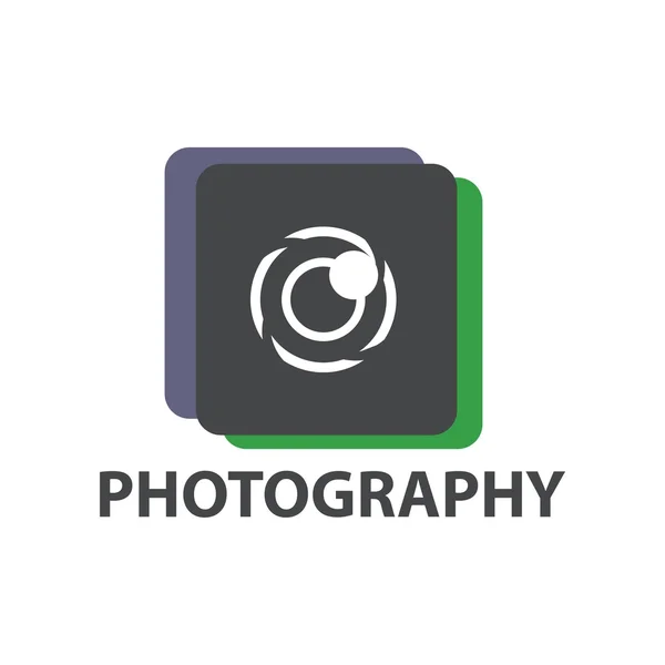 Ontwerp logo fotografie pictogram vector — Stockvector