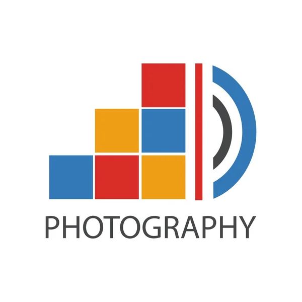 Ontwerp logo fotografie pictogram vector — Stockvector