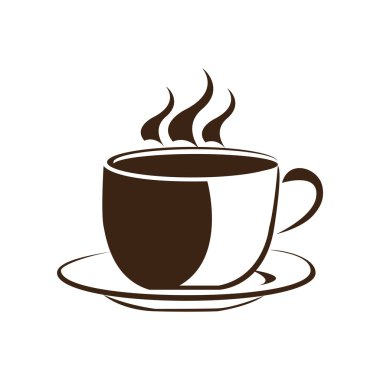 Kahve logo simge vektör