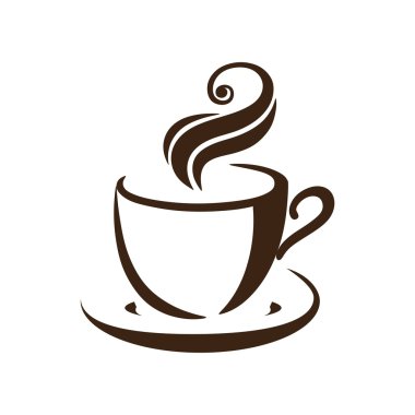 Kahve logo simge vektör