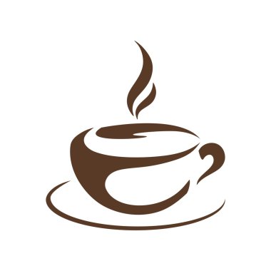 Kahve ve çay logo simge vektör