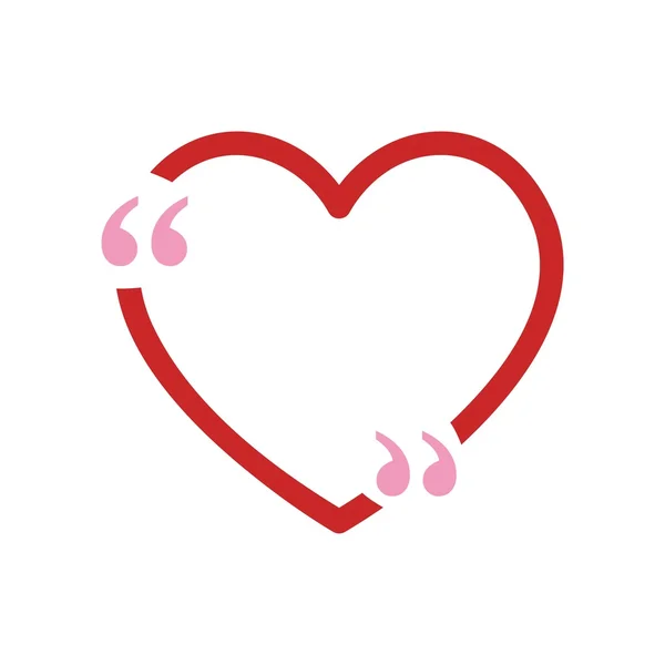 Amor logotipo coração símbolo vetor —  Vetores de Stock
