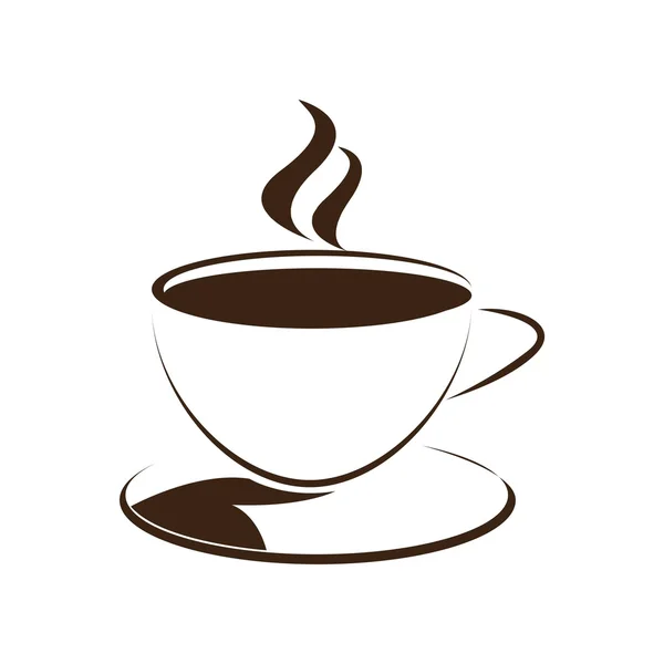 Вектор значка кофе — стоковый вектор
