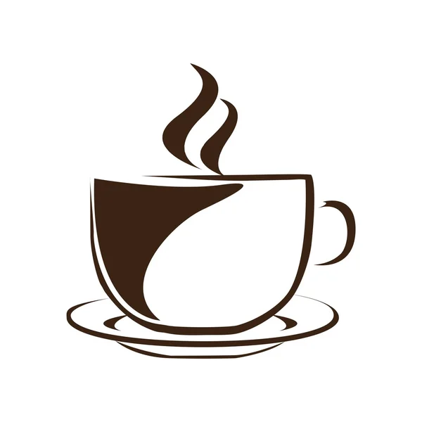 Вектор значка кофе — стоковый вектор