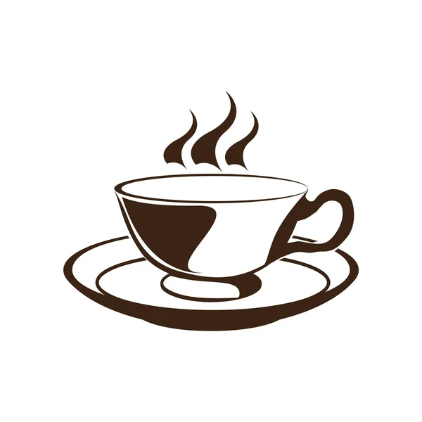 Καφέ λογότυπο εικόνα διάνυσμα — Διανυσματικό Αρχείο