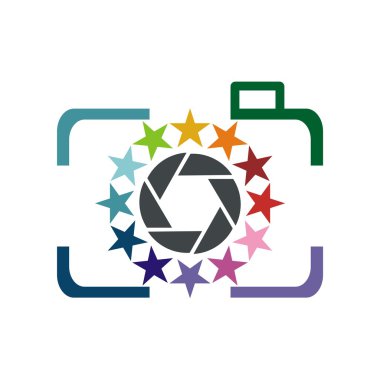 Fotoğraf logo vektör