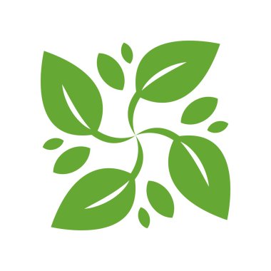 Doğa ve ekoloji logo vektör