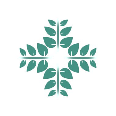 Doğa ve ekoloji logo vektör