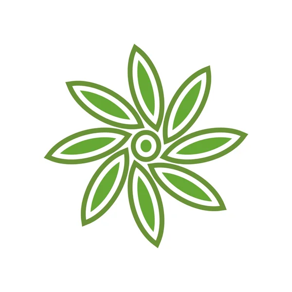 Naturaleza & ecología logo vector — Archivo Imágenes Vectoriales