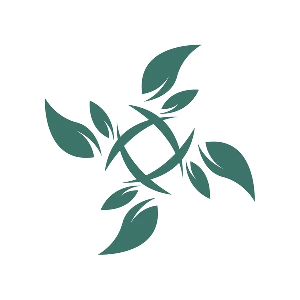 Naturaleza & ecología logo vector — Archivo Imágenes Vectoriales