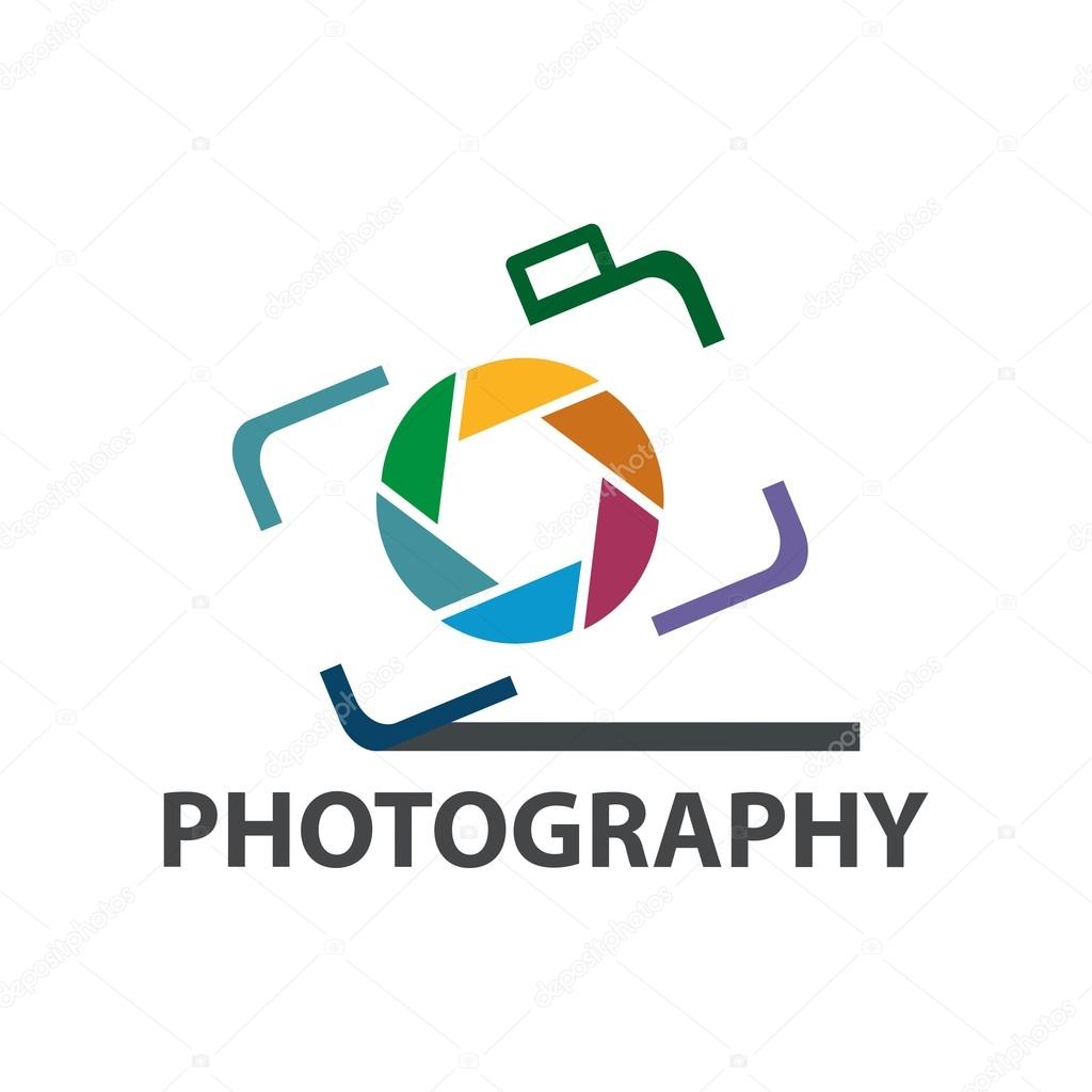 Logo design abstract photography icon symbol element vector