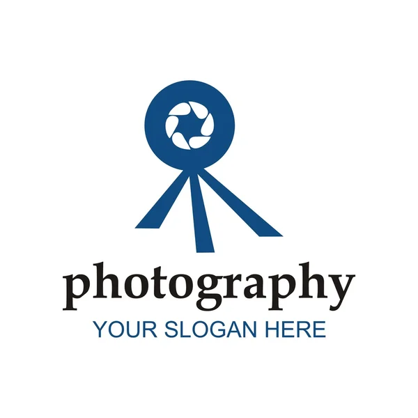 Logo vector icon for photography — Stock Vector