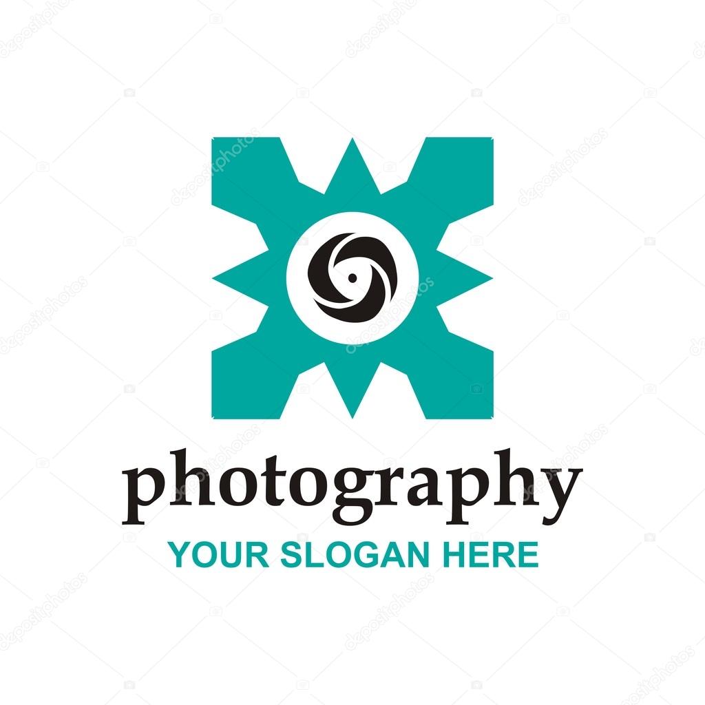 Logo design abstract photography icon symbol element vector