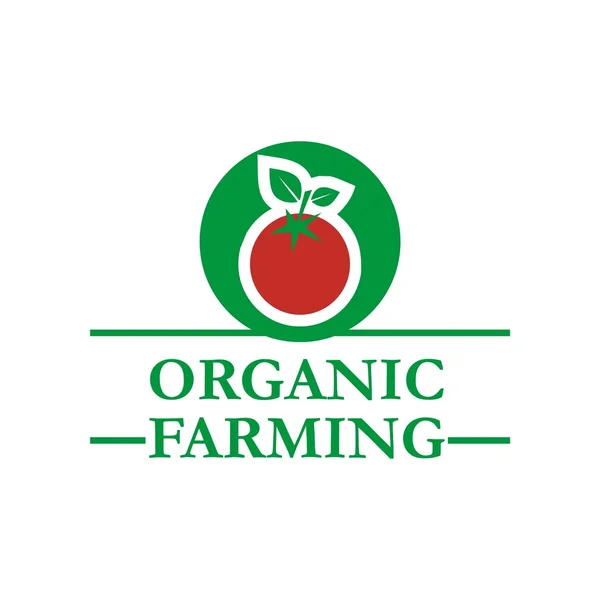 Diseño de vectores naturales logotipo de la agricultura — Vector de stock