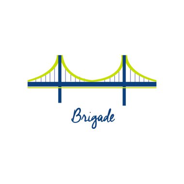 Köprü vektör logo simge