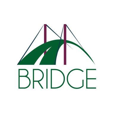 Köprü vektör logo simge