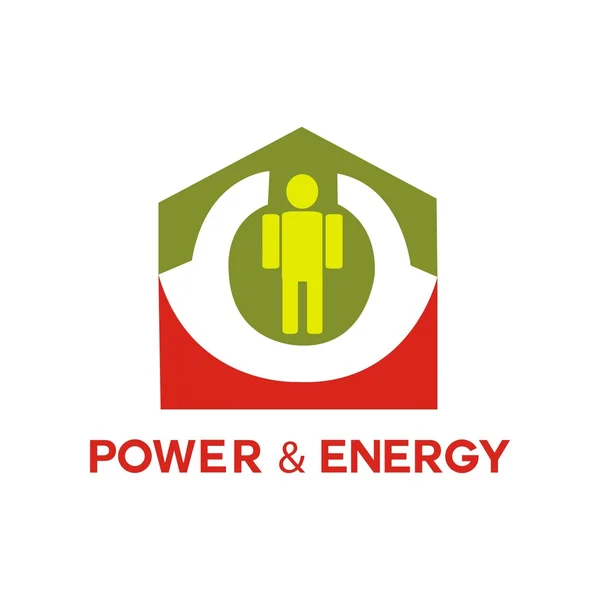 Power and energy logo vector — Stock Vector