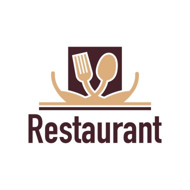 Restoran logo çatal tasarımı