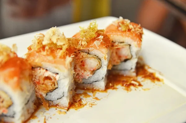 寿司のプレート ロイヤリティフリーのストック画像