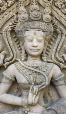 mimari beyaz melek heykeli Kuzey Tayland