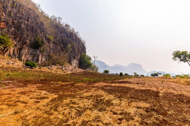 Tepeler ve yenilik hasat sonra peyzaj alanı çiftçiler.