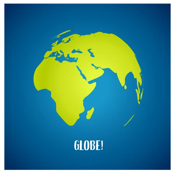 Globe mondial, illustration vectorielle . — Image vectorielle