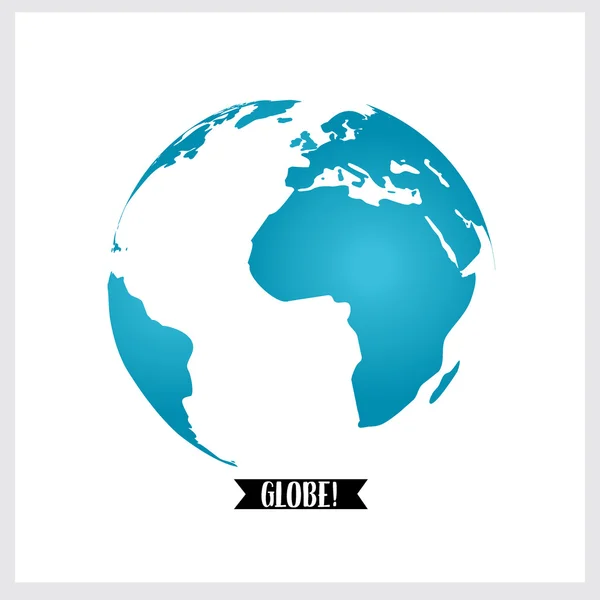 Globe mondial, illustration vectorielle . — Image vectorielle