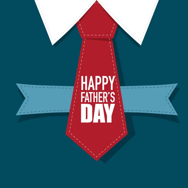 Mutlu Babalar günü kartı tasarımı ile büyük kravat