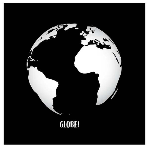 Globo Mundial Ilustración Vectorial — Vector de stock